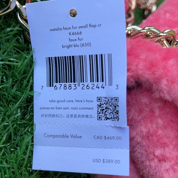 Kate Spade Natalia Foux Fur small flap crossbody - Picture 8 of 16
